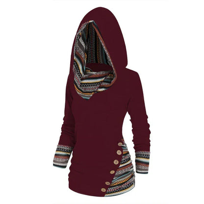 Saymera | Sudadera casual tribal con capucha