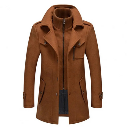 GRAYSON | Chaqueta de moda con doble cuello para hombre