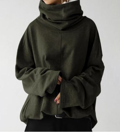 Sudadera Rami | Sudadera con capucha oversize de cuello alto