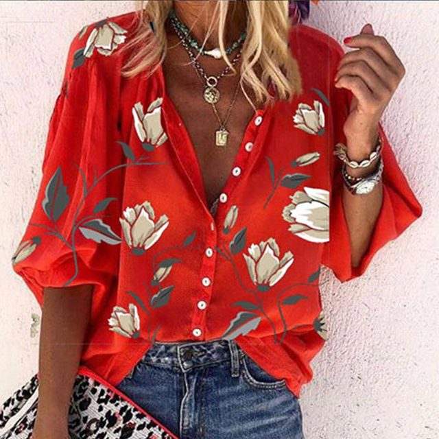 Blusa Ladies | Estampado floral | Aireada y cómoda | Ideal para los días soleados