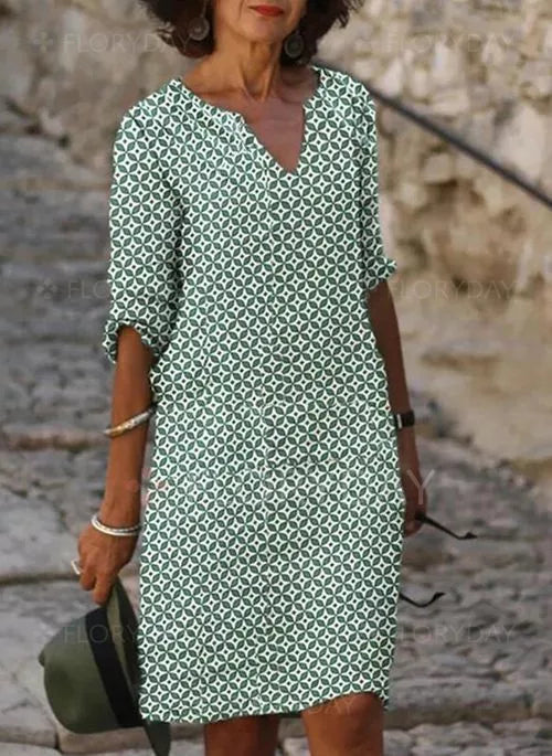 Gerda - Vestido de señora elegante y cómodo