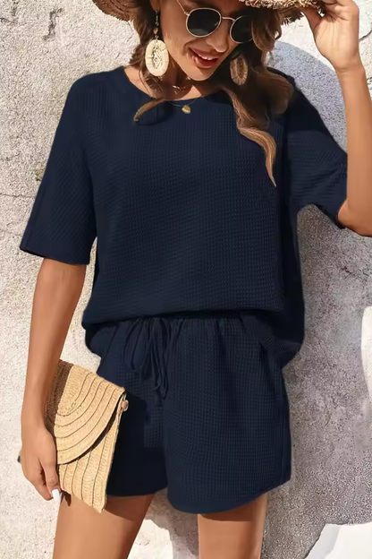 Grace | Conjunto de traje de manga corta para mujer