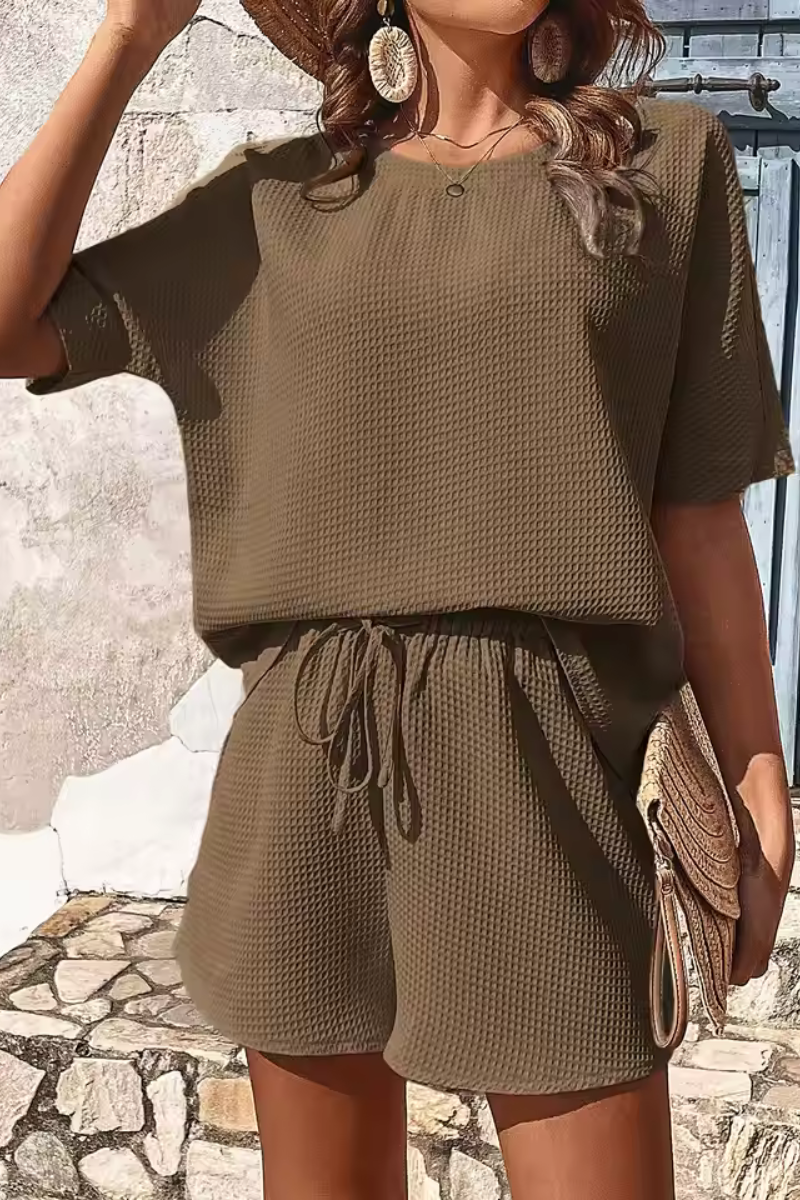 Grace | Conjunto de traje de manga corta para mujer