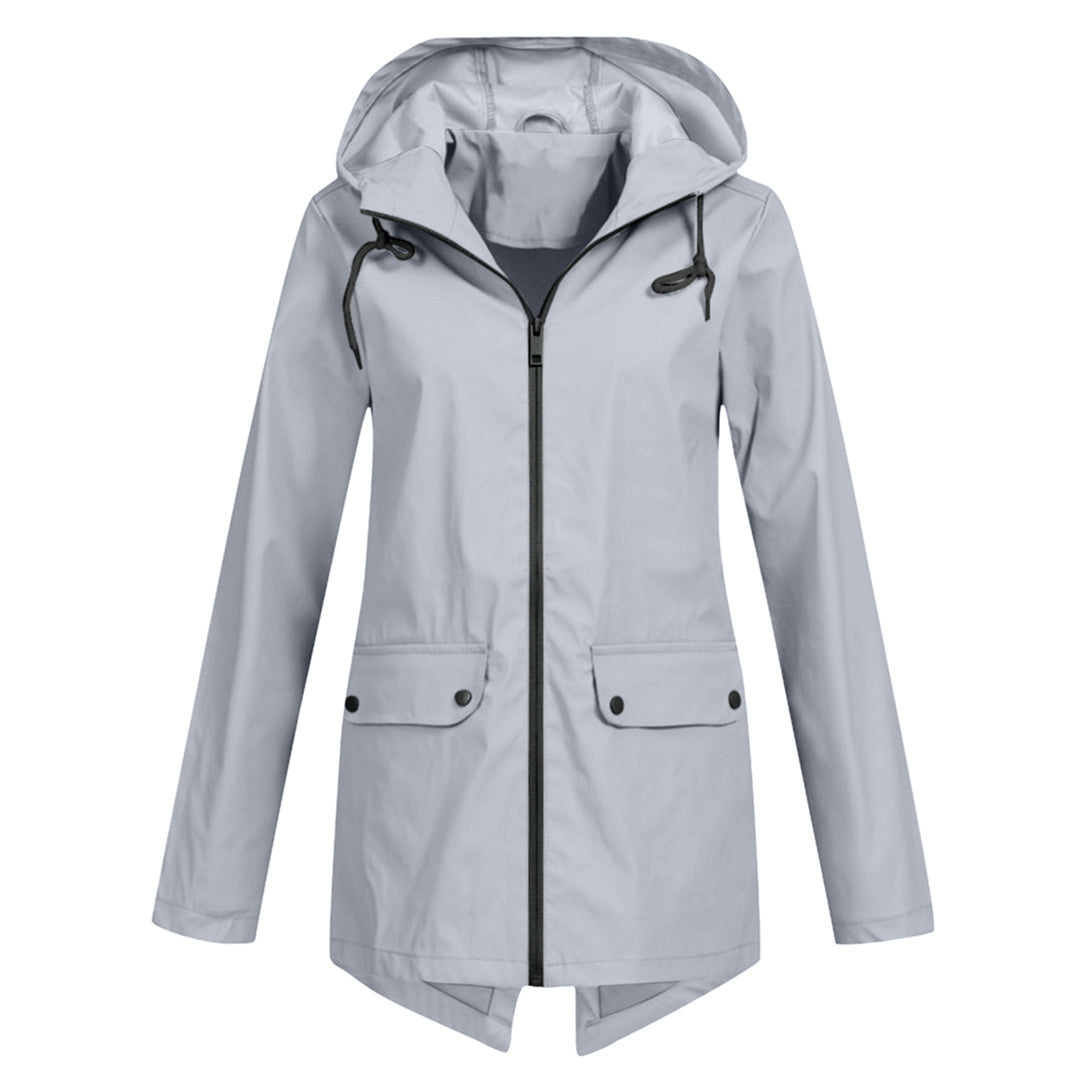 Chaquetón cálido con capucha para mujer