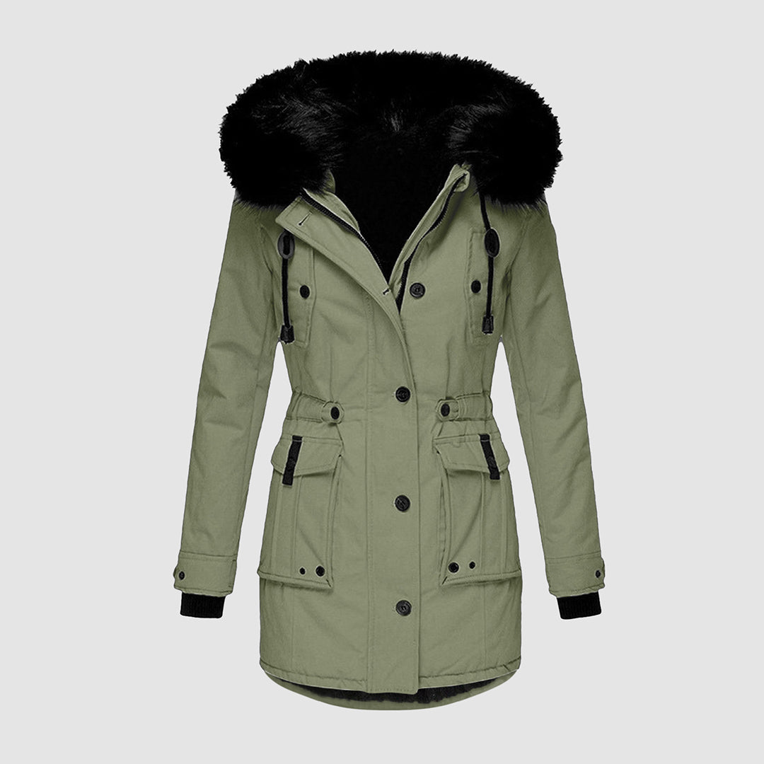 Chaqueta de invierno impermeable para mujer