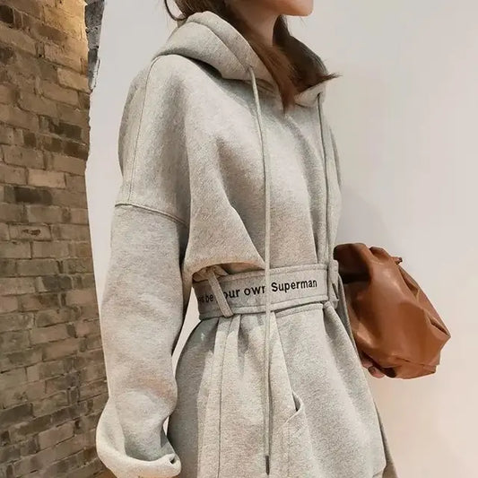 Sudadera larga con capucha Elisa | Baggy