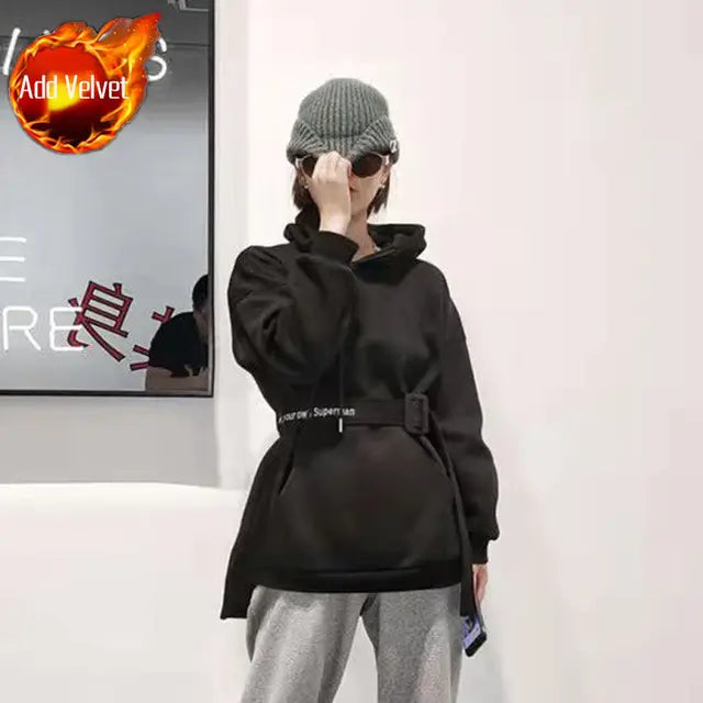 Sudadera larga con capucha Elisa | Baggy