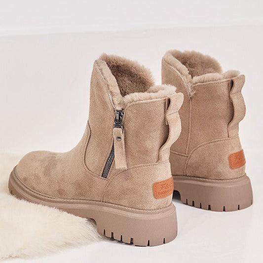 Elegantes botas de invierno de piel - Baileigh