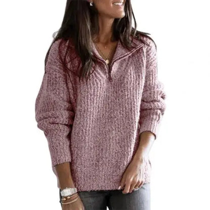 Jersey Kersti con media cremallera