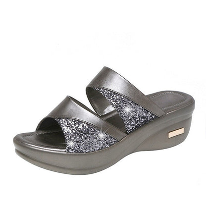 Sophie | Zapatillas de casa abiertas - Zapatillas de casa cómodas para mujer