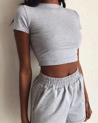 Bonnie - Conjunto Casual Shorts Para Mujer - Elegante y Versátil