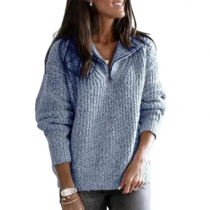 Jersey Kersti con media cremallera