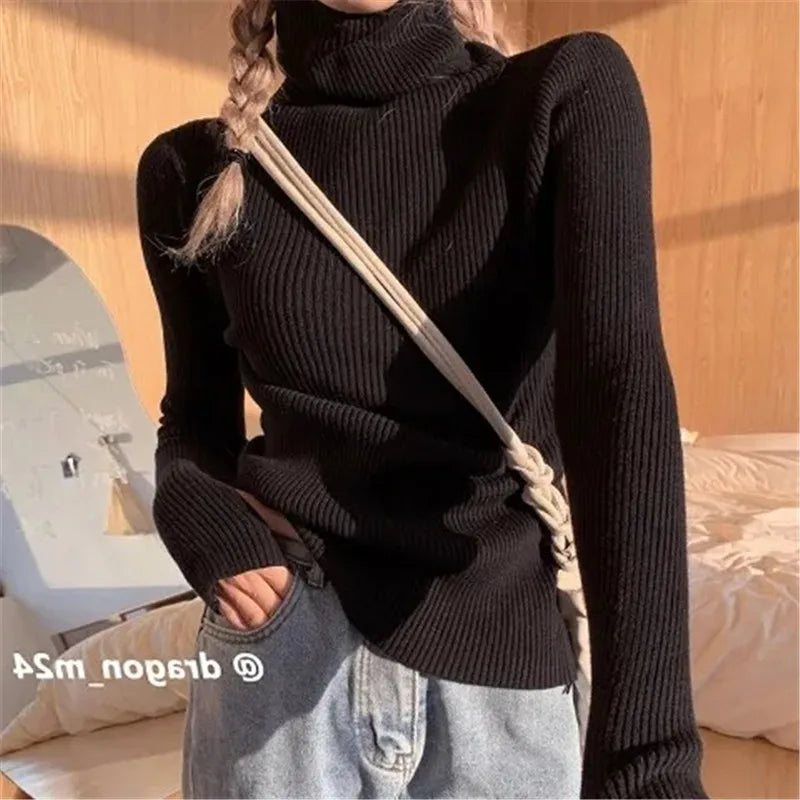 Mary | Jersey de cuello alto para mujer
