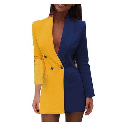 Livia - Vestido blazer bicolor