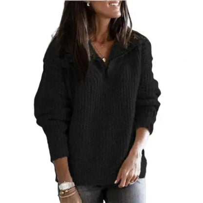 Jersey Kersti con media cremallera