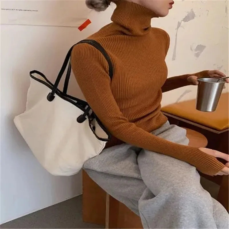 Mary | Jersey de cuello alto para mujer