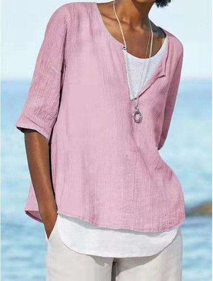 VeeTee™: Camisa con cuello en V para mujer