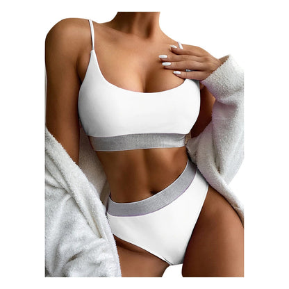 AquaLivv - Bikini de cintura alta