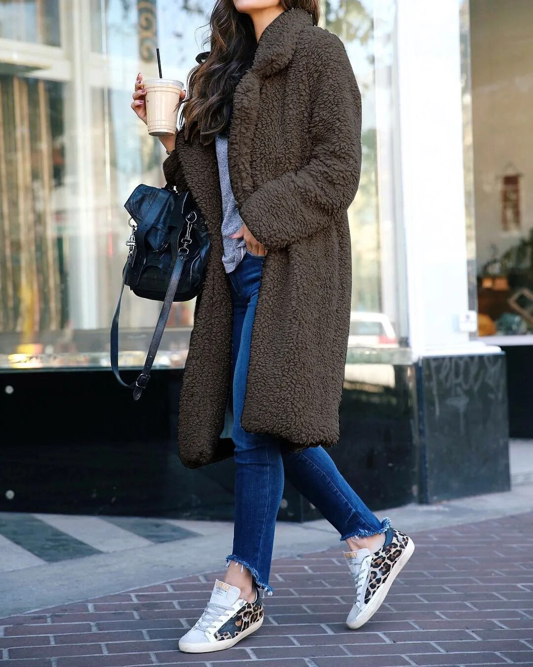 Chaqueta polar de moda