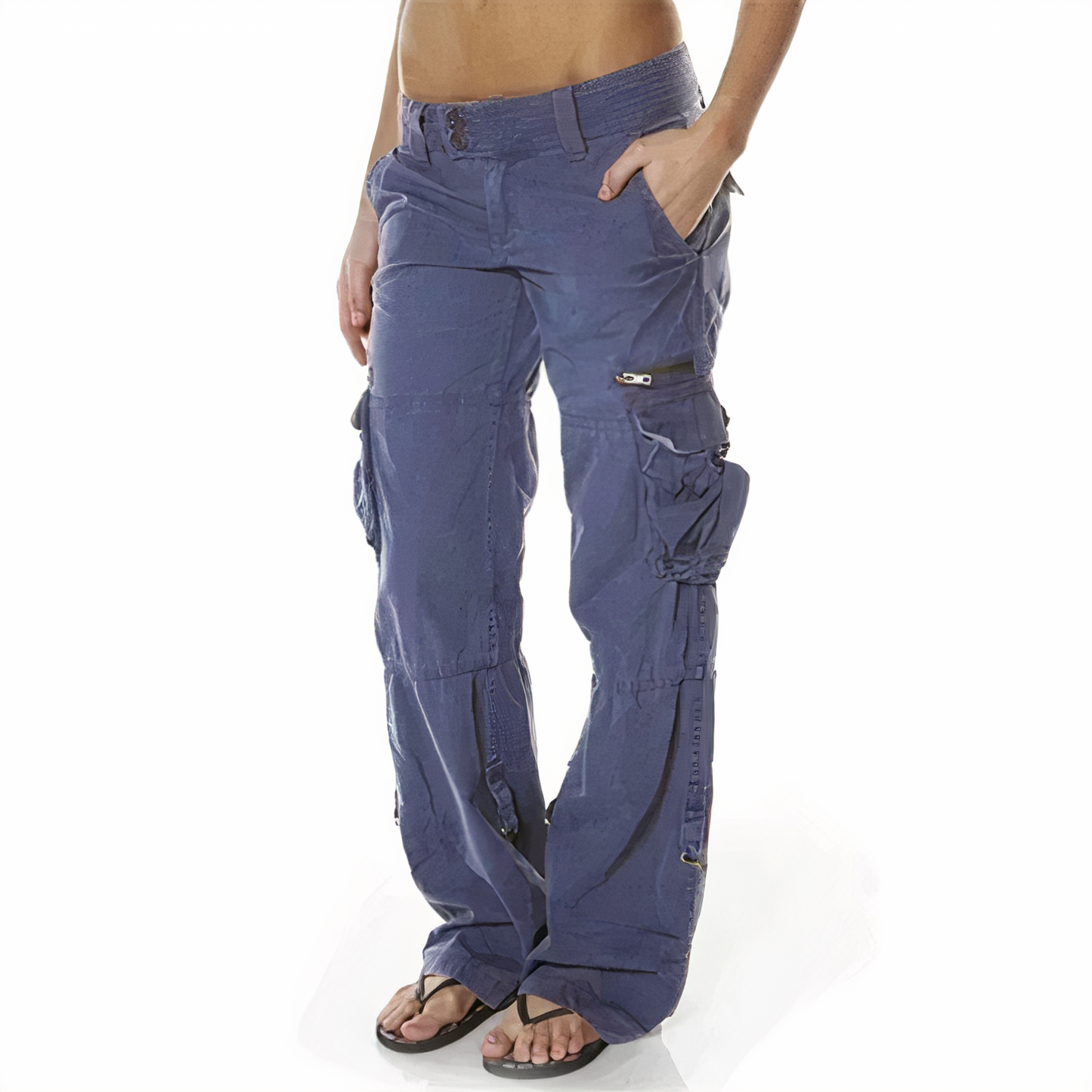 pantalones cargo señora