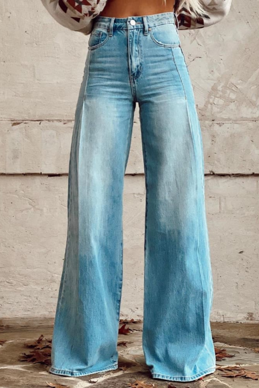 Pantalones vintage boho de tela para mujer