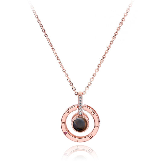 Collar I Love U | Colgante Proyección