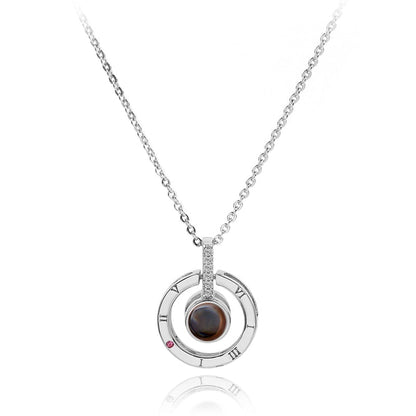 Collar I Love U | Colgante Proyección