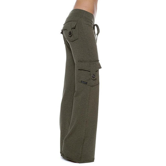Mischa - Pantalones cargo ajustados para mujer