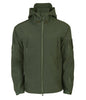 Cálida chaqueta softshell impermeable con cremallera para hombre | Perfecta para actividades al aire libre