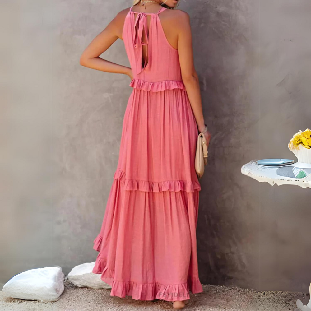 Hanna | Elegante vestido maxi con bolsillos