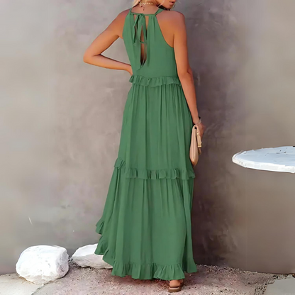 Hanna | Elegante vestido maxi con bolsillos