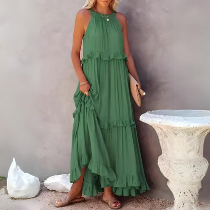 Hanna | Elegante vestido maxi con bolsillos