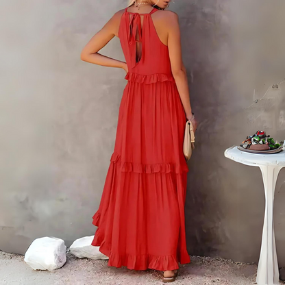 Hanna | Elegante vestido maxi con bolsillos