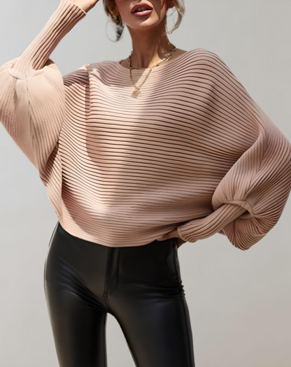 Irene - Elegante y cómodo jersey de invierno con mangas abullonadas para mujer