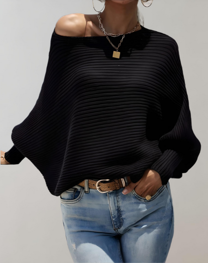 Irene - Elegante y cómodo jersey de invierno con mangas abullonadas para mujer