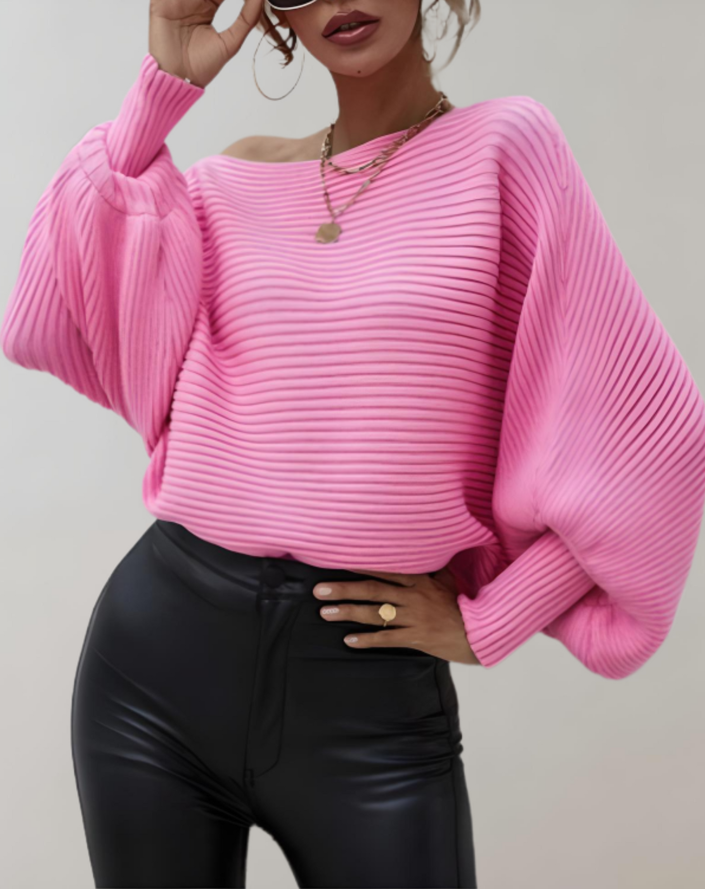 Irene - Elegante y cómodo jersey de invierno con mangas abullonadas para mujer