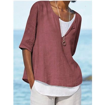 VeeTee™: Camisa con cuello en V para mujer