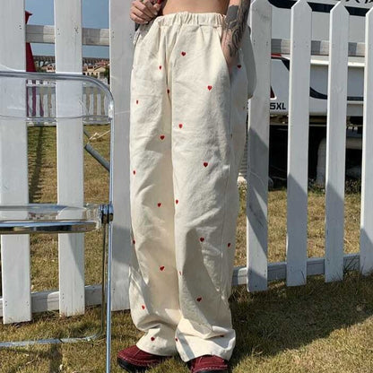 Pantalones Modern Heart para mujer