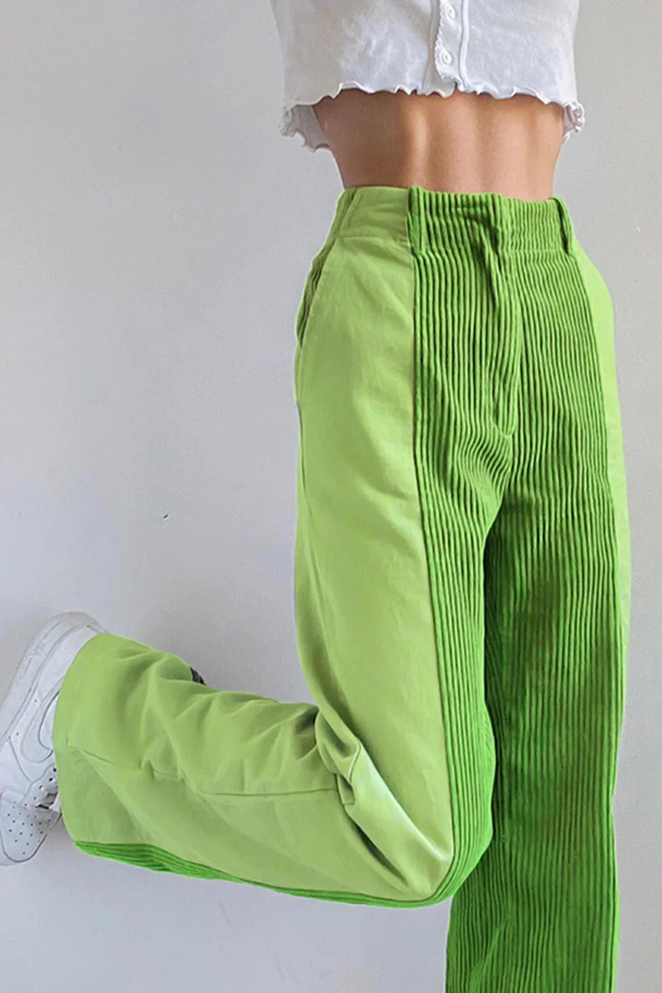 Isabella | Pantalones de pana con patchwork | Estilo creativo | Ajuste cómodo