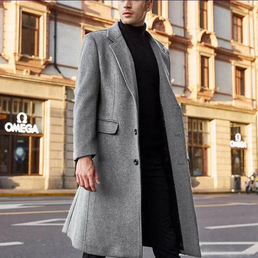 Chaqueta de invierno cálida e impermeable para hombre