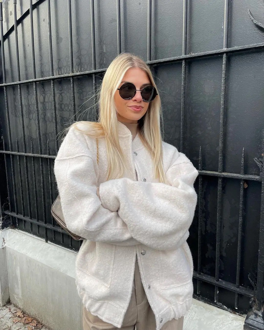 Izza | Chaqueta oversize elegante, chic y cómoda para mujer