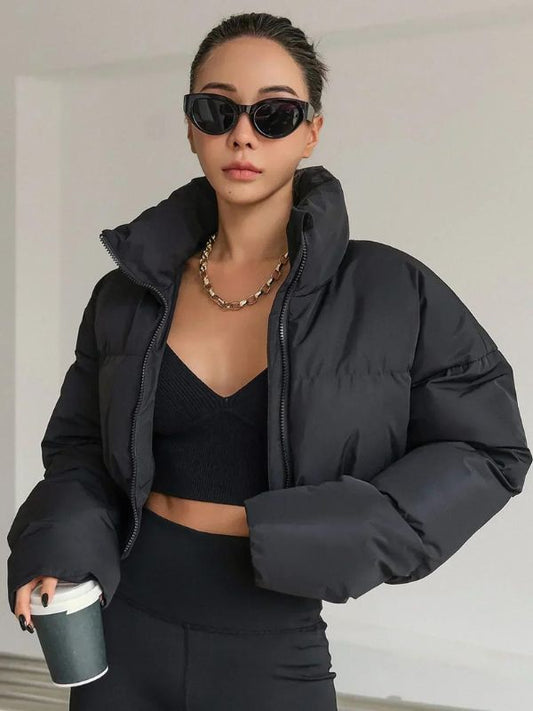 Lucie - Chaqueta corta de forro polar para mujer