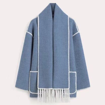 Viona™ | Chaqueta de capa de lana acogedora