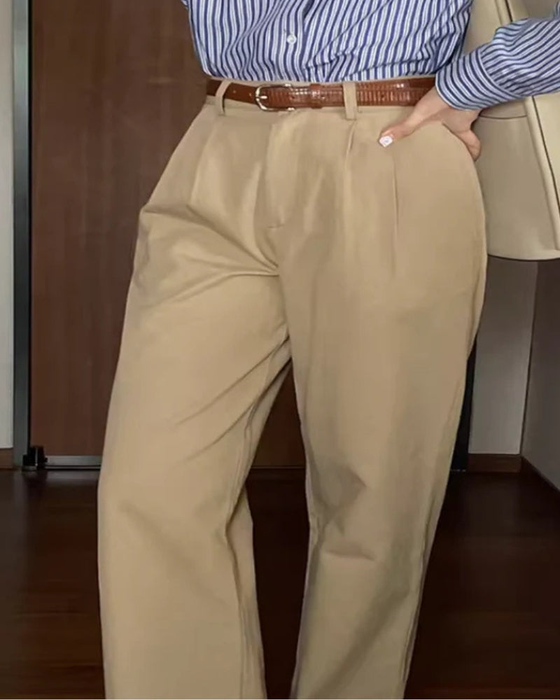 Adele | Pantalones sastre pata ancha | Business Chic | Tejido de lujo