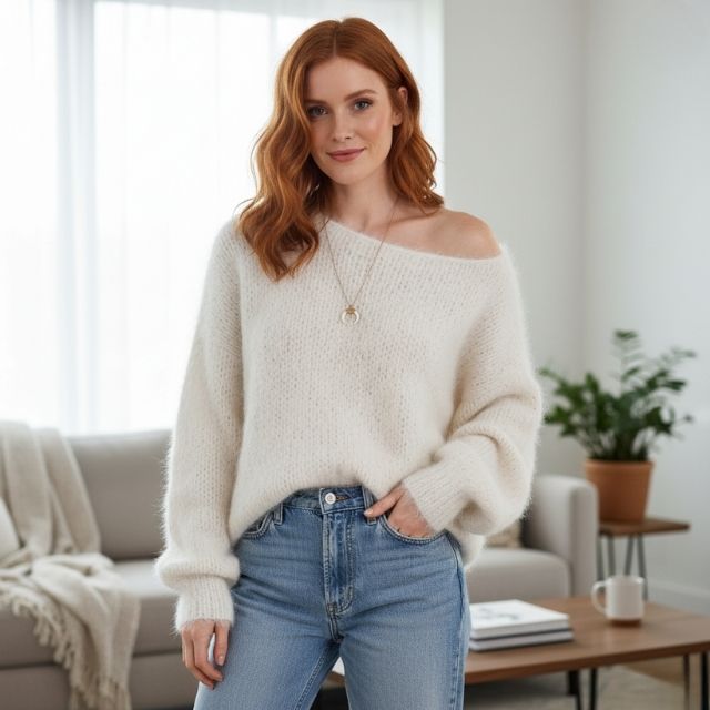 Inès | Jersey de mujer de punto elegante y cómodo