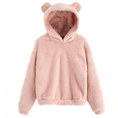 Manon - Elegante sudadera con capucha de oso