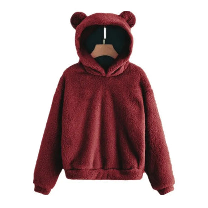Manon - Elegante sudadera con capucha de oso