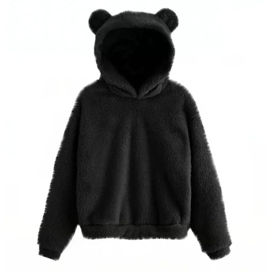 Manon - Elegante sudadera con capucha de oso