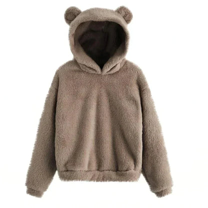 Manon - Elegante sudadera con capucha de oso