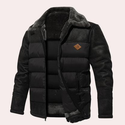 Chaqueta de invierno acogedora y de gran calidad para hombre